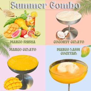 マンゴー　マンゴージェラート　シーシャ　シーシャカフェ　期間限定　期間限定ジェラート